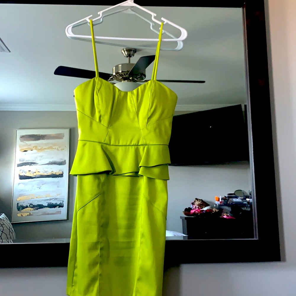 Satin cocktail dress